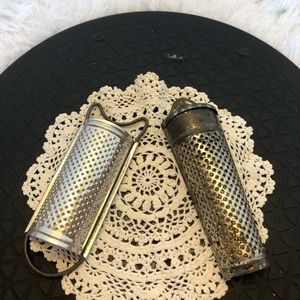 Vintage Nutmeg Graters Grinders Zesters Set of 2 1950s